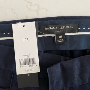 Banana Republic Navy Dress Pants - Clean Tailored Look